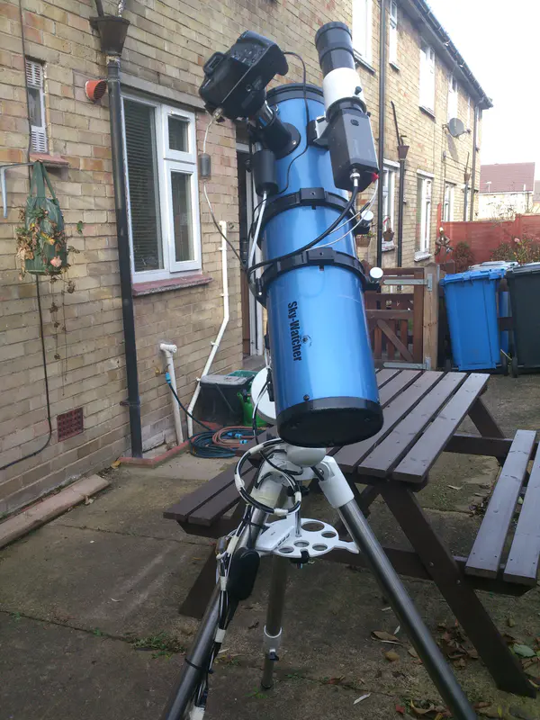 Second angle — moved the mirror cell up the tube to get DSLR backfocus