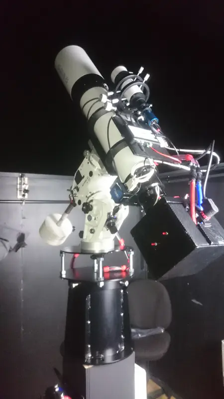 DIY water-cooled Peltier DSLR on the new metal pier